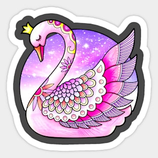 Swan Sticker